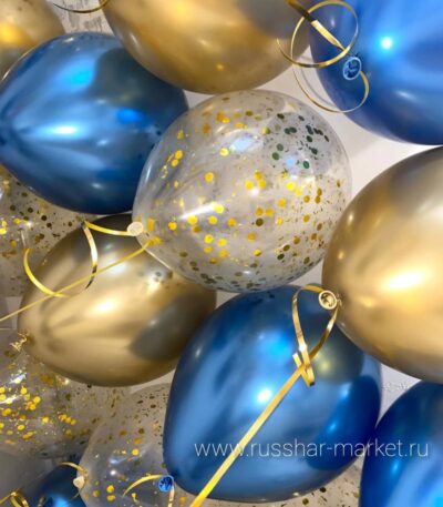 шары с гелием под потолок в Мытищах