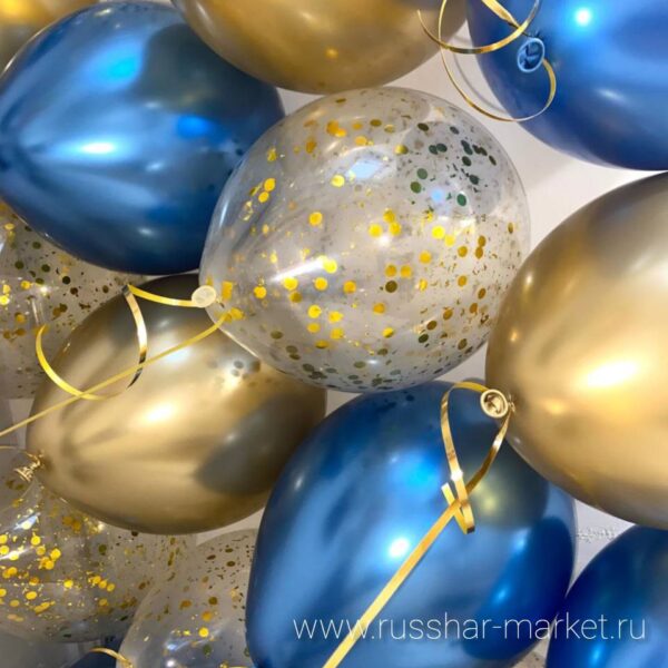 шары с гелием под потолок в Мытищах